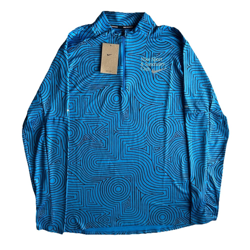 Nike Dri-FIT Element 1/4 Zip Running Top Mens Size Large Blue FB9036 Sport Club